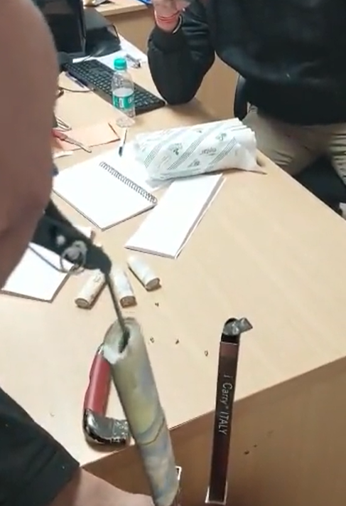 Watch: Passenger hides foreign currency worth Rs 64 lakh in trolley handles; caught at New Delhi airport 1 2023 1largeimg 1075477016