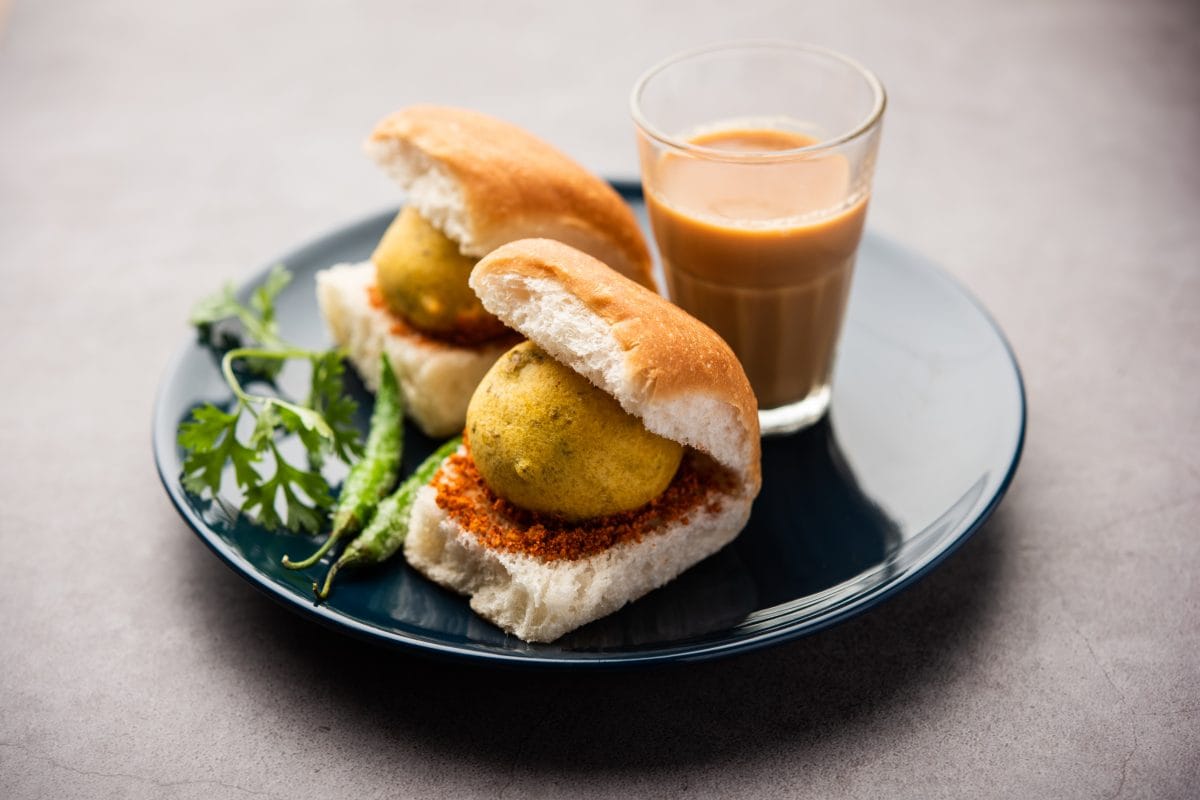 vada pav wada pao is indian desi burger is roadside fast food dish from maharashtra selective focus 16750922163x2 fLwLU0